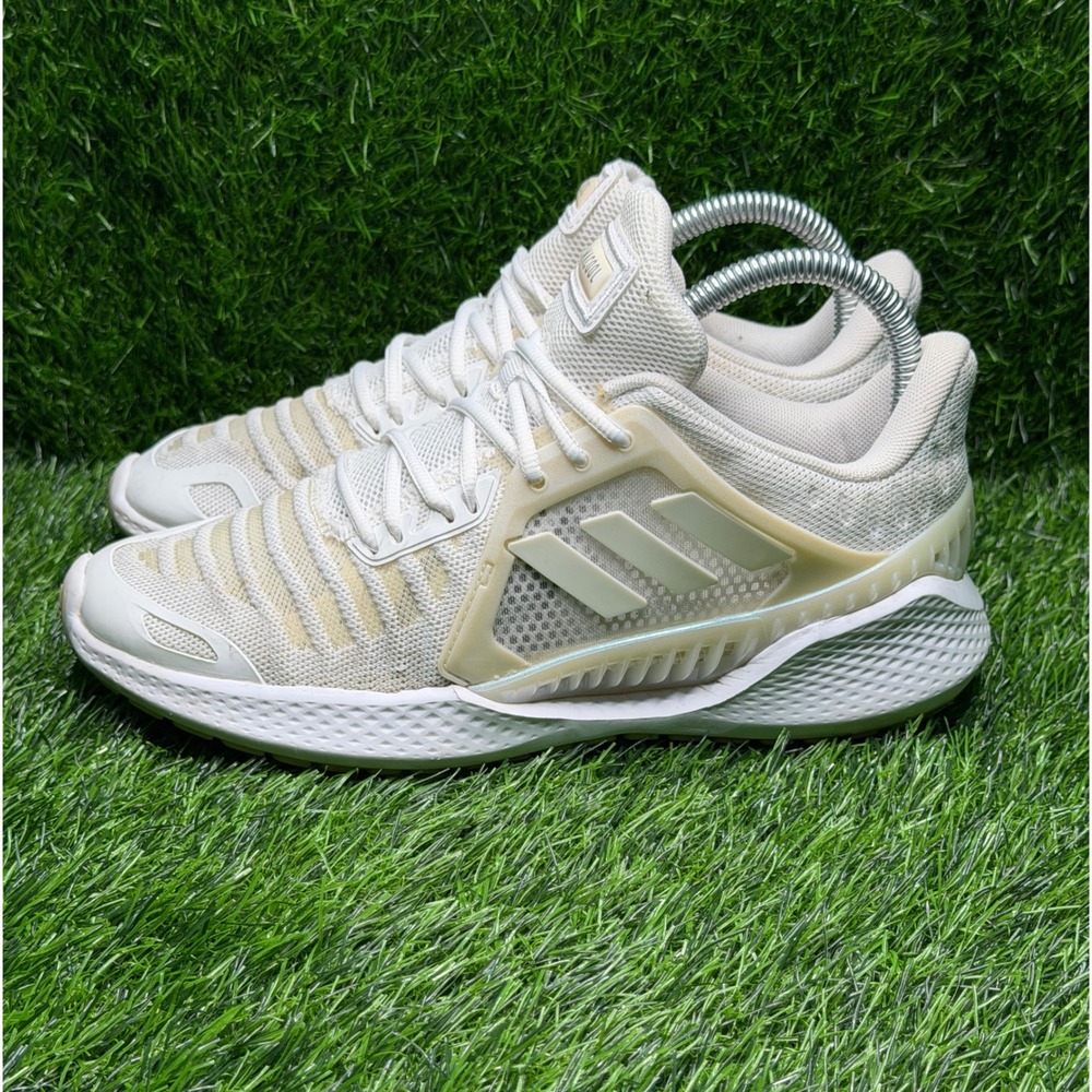 Adidas Climacool Vent Summer RDY Mens 5.5 women's 6.5 White Yellow Running Shoes